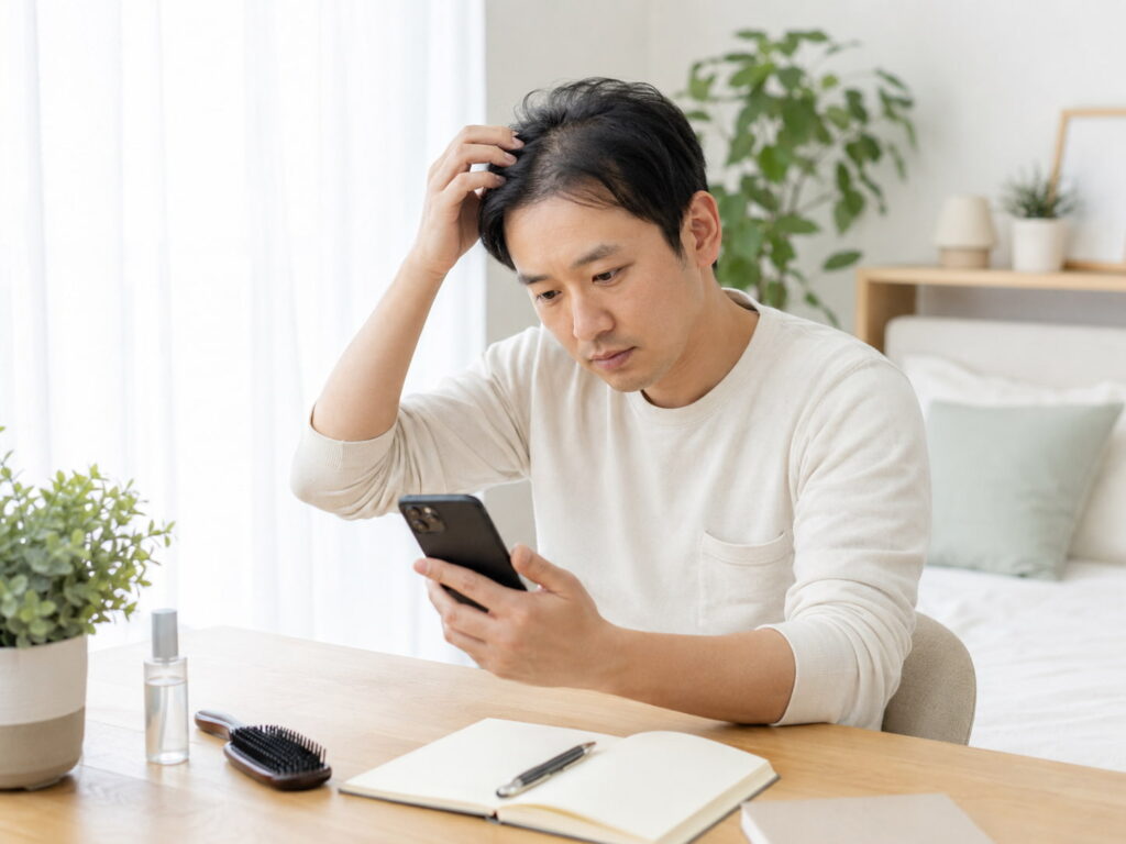 30代から髪のボリュームが減る原因と対策