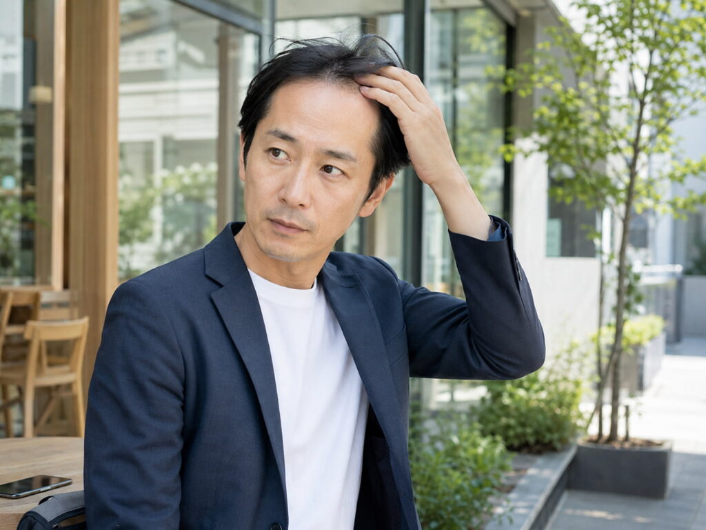 おでこが広くなった気がするときの確認方法