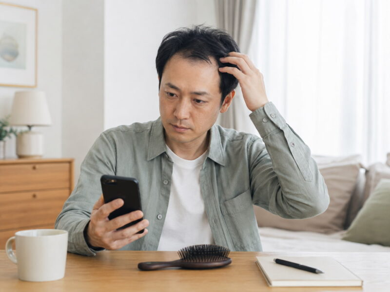 人から髪を指摘されて気になり始めた方へ