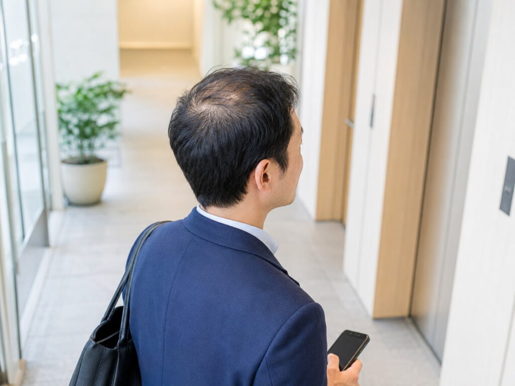 側頭部は残っているのに上だけ薄いのはなぜ？