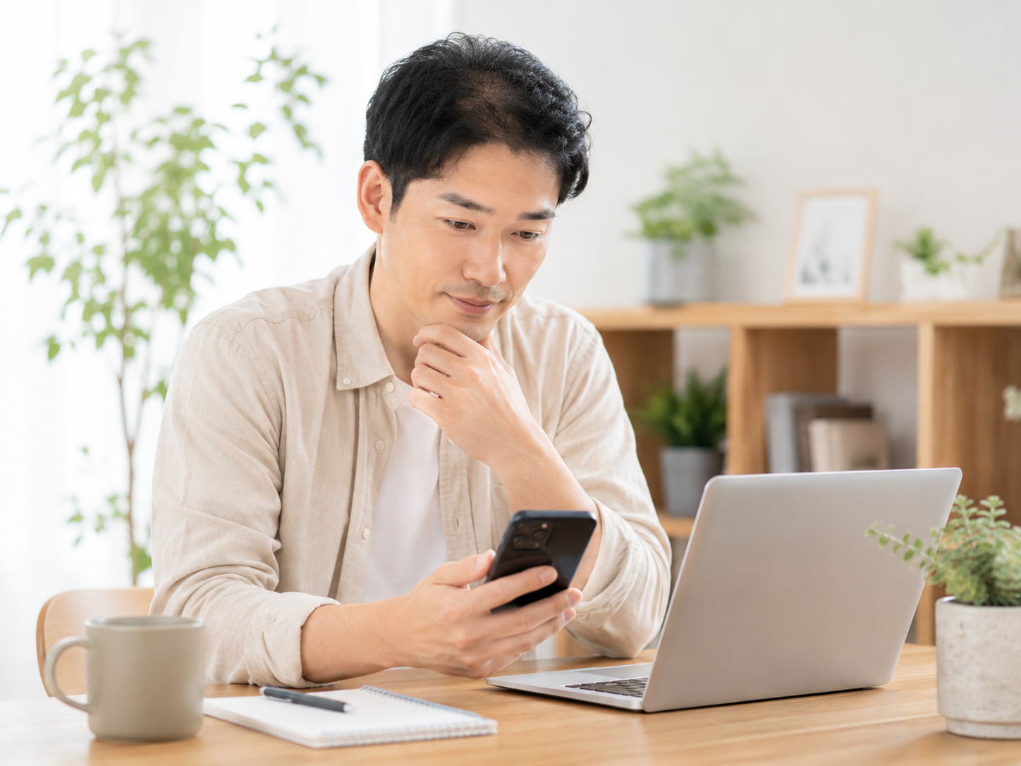頭頂部が薄いかもと思ったときの確認ポイント4